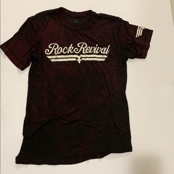 Rock Revival Other - Men’s Rock Revival burnout burgundy and black tee Rock Revival Other - Men’s Rock Revival burnout burgundy and black tee